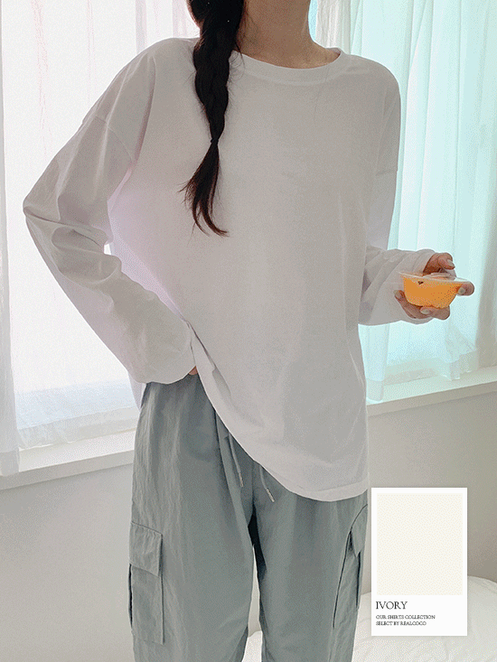 [자체제작] 데일리 맨투맨 긴팔티셔츠 - 6 Color (여름/썸머/휴양지/바캉스/라운드넥/살안타템/페스티벌룩)
